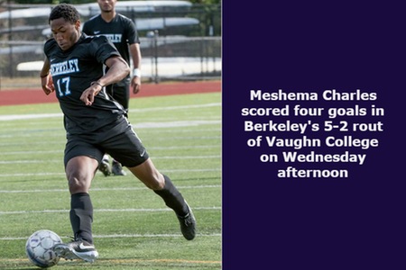Men's Soccer: Berkeley 5, Vaughn 2