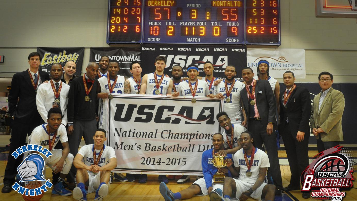 Berkeley College Captures USCAA Division II Men's Basketball National Championship