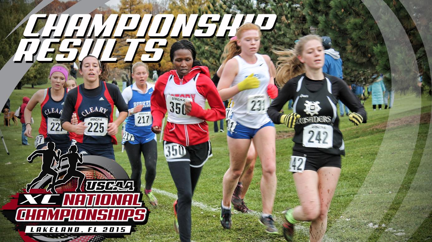 SUNY-ESF Men's and Women's Cross Country Places in Top 3 at USCAA National Championships
